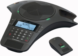 ALCATEL Audio-konferenční zařízení s displejem v černém provedení pro analogovou linku