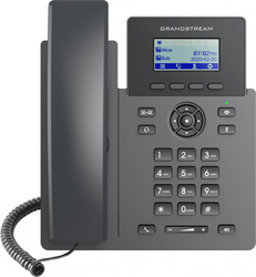 Grandstream - IP telefon, LCD, 2x SIP účet, 2 linky, 2x RJ45 Mb