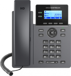Grandstream - IP telefon, podsvícený LCD, 4x SIP účet, 2 linky, 2x RJ45 Mb