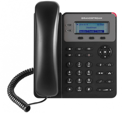 Grandstream - IP telefon, LCD, 1x SIP účet, 2 linky, 2x RJ45 Mb, POE
