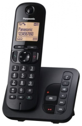 Telefon bezšňůrový Panasonic KX-TGC220FXB, černý