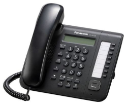 Telefon digitální KX-DT521X-B REF s 1-řádkovým displejem, černý - Repasovaný