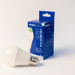 LED žárovka Tesla BULB E27, 12W, 230V, 1521lm, 25 000h, 6500K studená bíla 220st