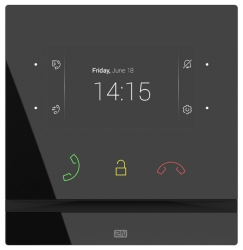 2N® Indoor Compact, vnitřní video jednotka, 4.3“ barevný displej, HD audio, PoE, barva černá