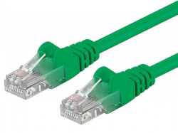 PremiumCord Patch kabel UTP RJ45-RJ45 level 5e 0.25m, zelená