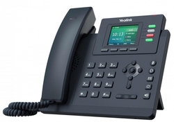 Yealink - IP telefon, 4x SIP účty, LCD 2,4" 320x240 pix - barevný, 12x prog. tl., 2x RJ45 Gb/s, POE